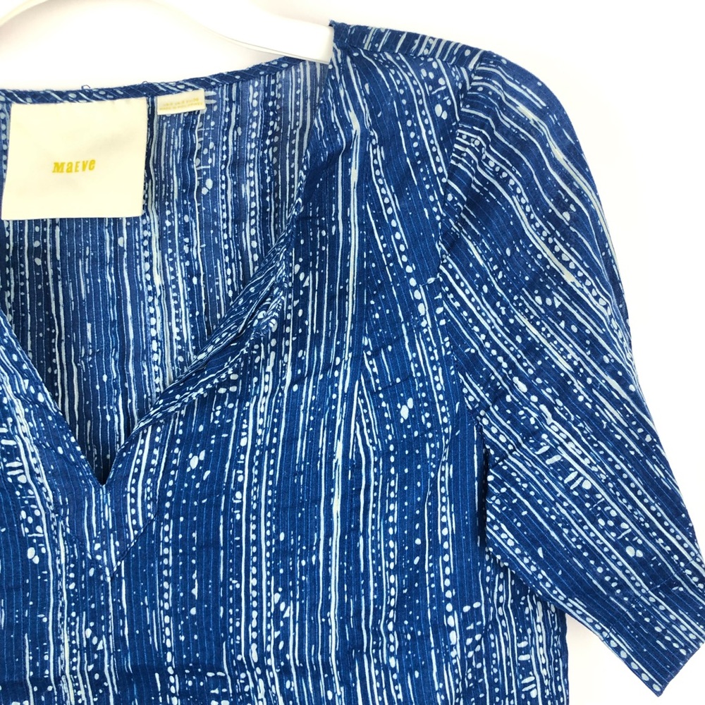 Anthro Maeve Orchard Island Top Blouse Size 4 - Picture 3 of 7